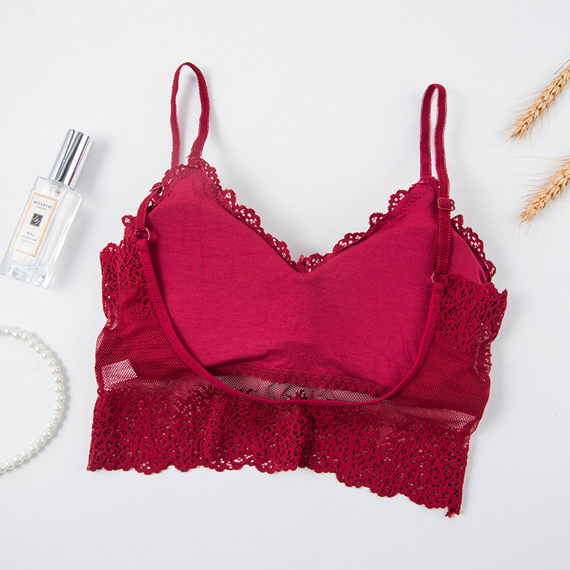 Sheer Bra Lace - ملابس داخلية مثيرة ثلاثية الأبعاد حمالة