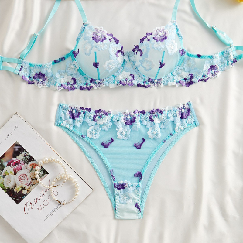 طقم ملابس داخلية بيكيني مع دان - مراجعة Sheer Bra Lace وسعره