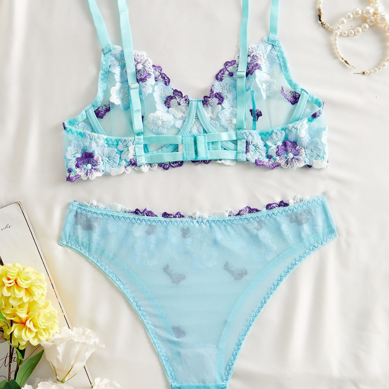 طقم ملابس داخلية بيكيني مع دان - مراجعة Sheer Bra Lace وسعره