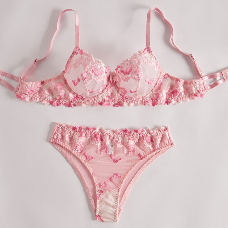 طقم ملابس داخلية بيكيني مع دان - مراجعة Sheer Bra Lace وسعره